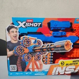 Nerf Ragefire Nerf | Toys | New Xshot Insanity Motorized Rage Fire Toy Dart Blaster ...